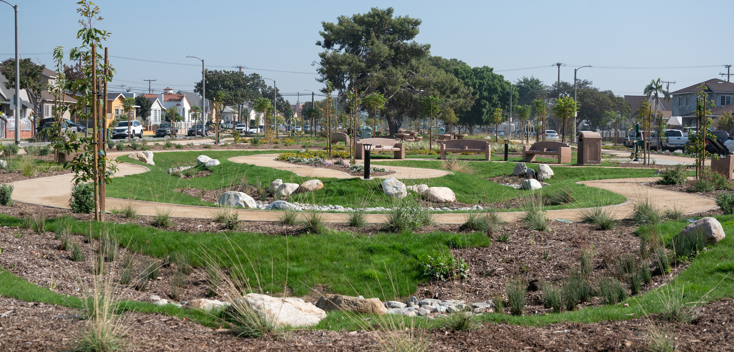 photo of the East LA median