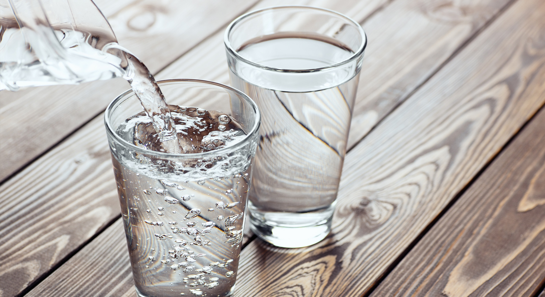 Photo of two glasses of water