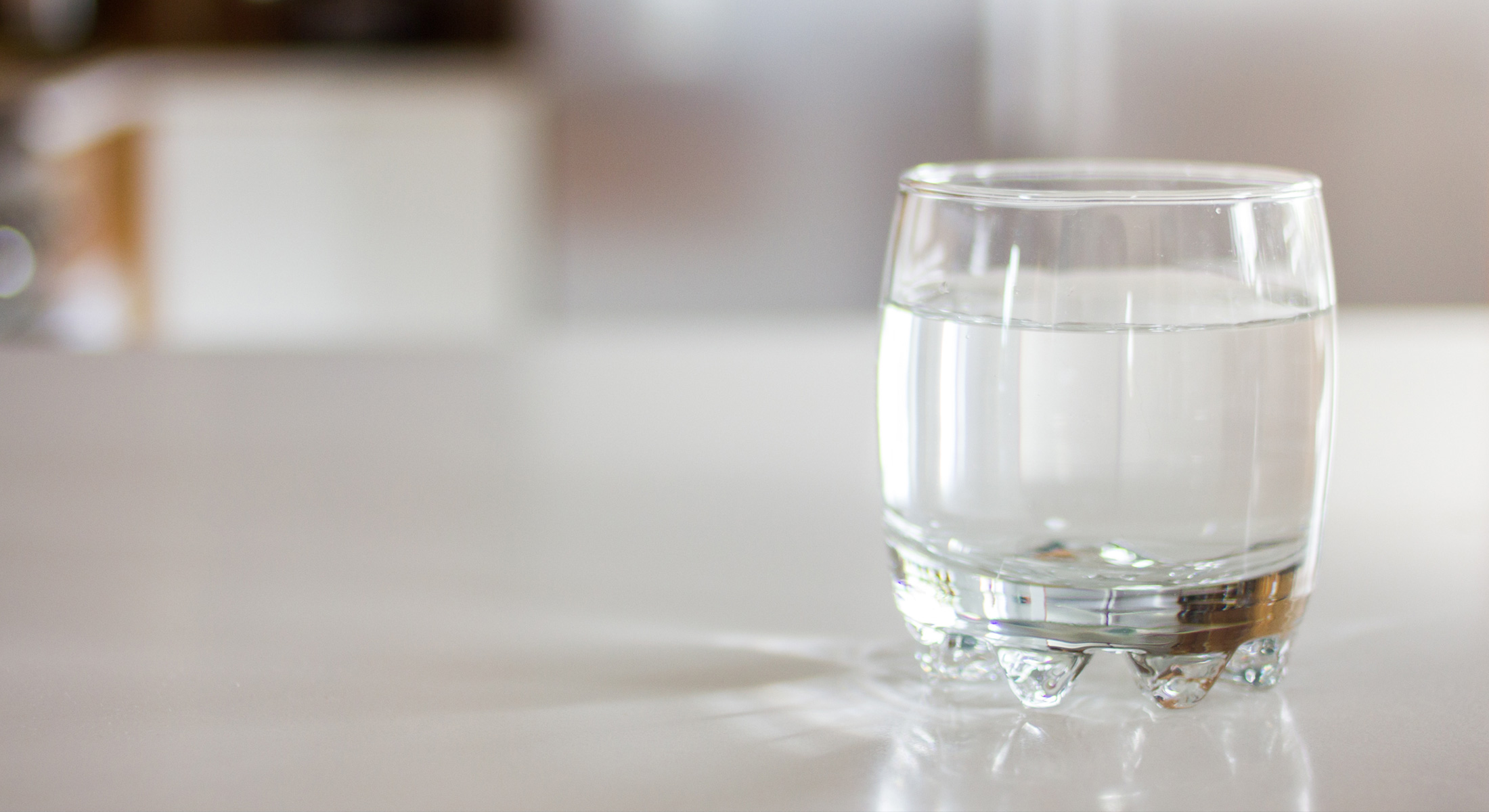 Photo of a water glass