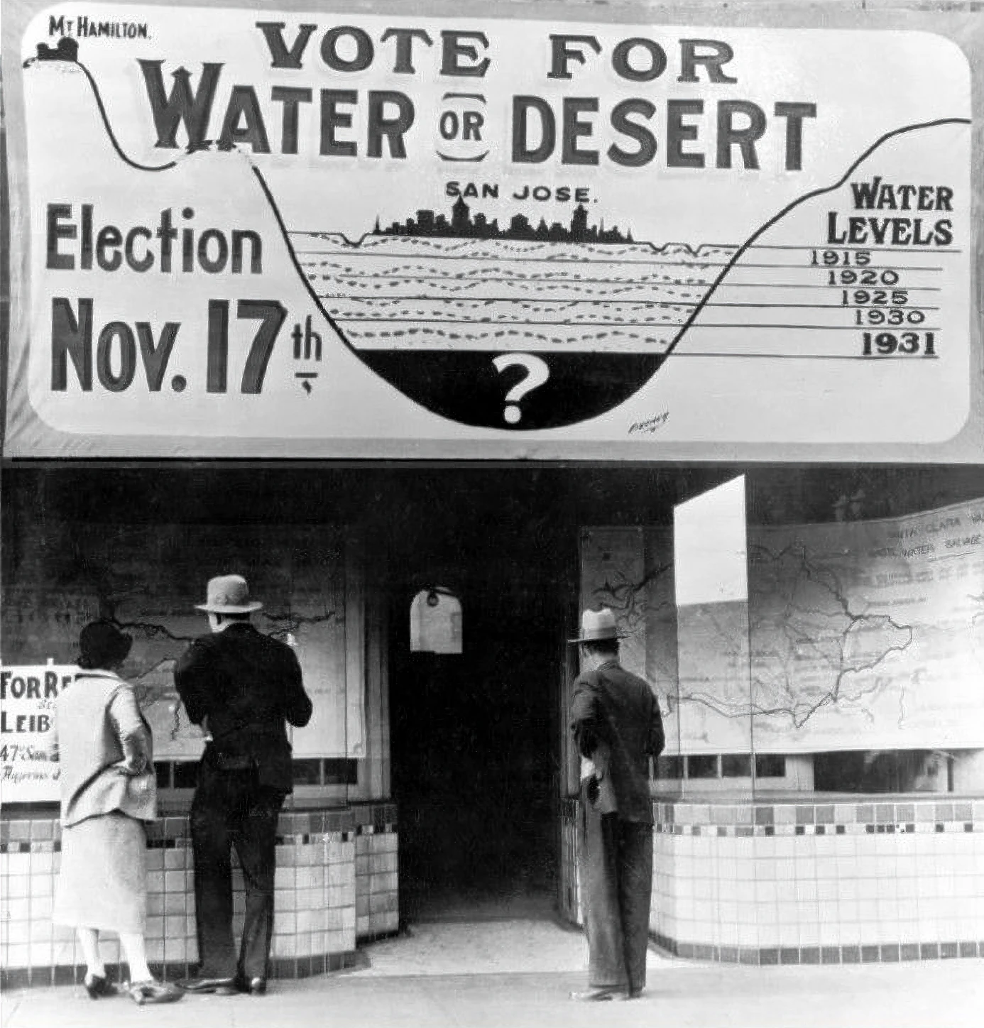 photo of a voting booth in 1959